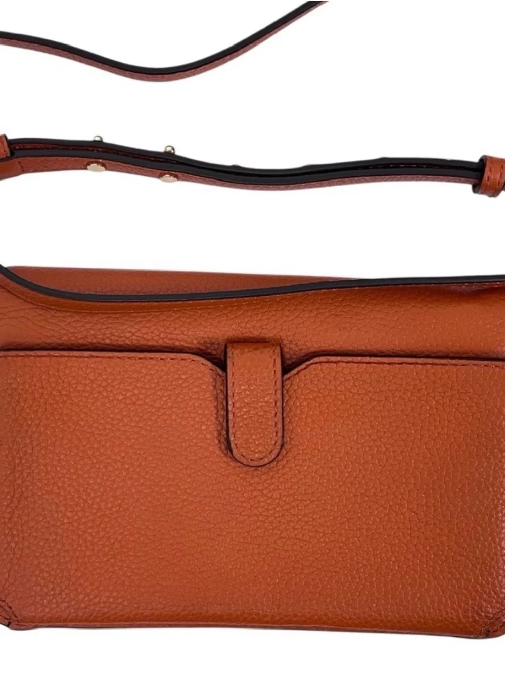 Michael Kors Mott Pebbled Leather Phone Crossbody Wallet